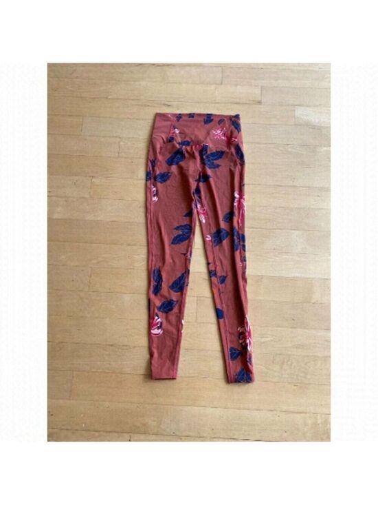 Maaji Pants - MAAJI Women's Activewear Hi Waist Rust Leggings Sz Medium Leaves